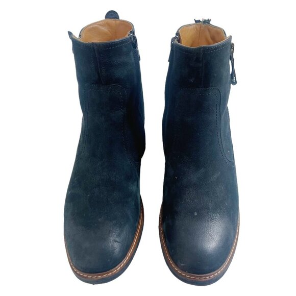 Paul Green Diego Booties Black Nuback Leather Women's Size 9 - Picture 4 of 13